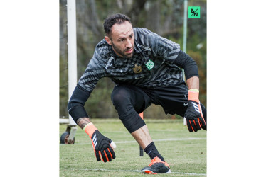 David Ospina, arquero de la selección Colombia y nuevo fichaje de Atlético Nacional.