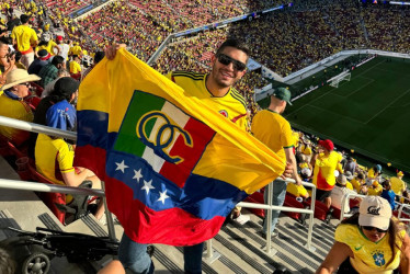 El manizaleño Alejandro Calderón Marín ha acompañado a la Selección Colombia en todos los partidos de la Copa América, ahora busca ayuda para asistir a la final en Miami (EE.UU.).
