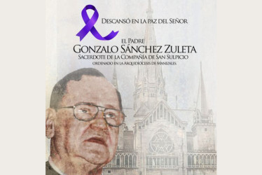 El padre Gonzalo Sánchez Zuleta tenía 85 años.