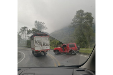 El accidente ocurrió en el sector de Sabinas.