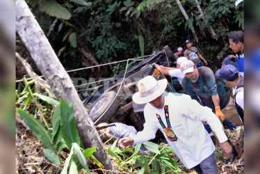 El accidente de tránsito ocurrió en zona rural de Riosucio.