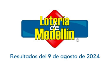 Lotería de Medellín 9 de agosto 2024