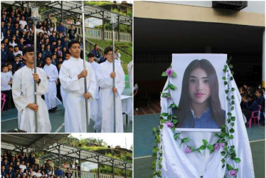 Foto| Redentoristas| LA PATRIA  María Paulina Rodríguez Valencia, de 16 años, fue la víctima 30 del año en moto, en Caldas. Murió en la Panamericana (Villamaría), iba de parrillera. Su colegio, el Seminario Redentorista, le rindió un homenaje. 
