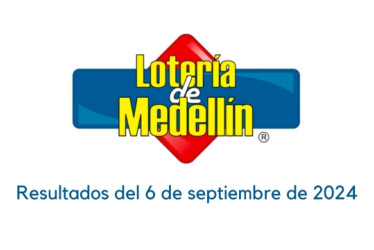 Lotería de Medellin 6 de septiembre