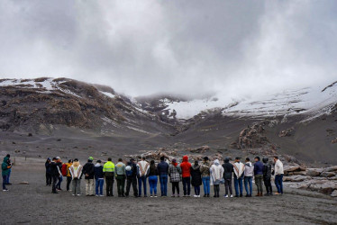 Los periodistas estuvieron de visita en el Parque Nacional Natural Los Nevados en su visita a Caldas.