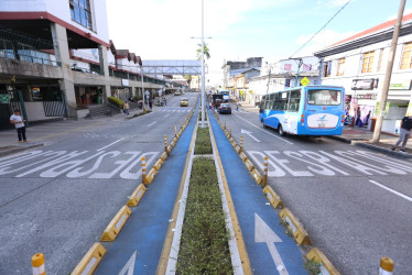 Este es el sector del cierre vial en el bulevar de la 19, en Manizales.