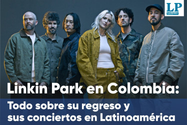 La nueva alineación de Linkin Park que ya está de gira. 