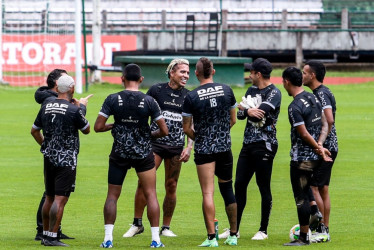 Once Caldas entrenó esta martes en el estadio Palogrande, previo al debut en los cuadrangulares. El equipo recibirá el jueves al Deportes Tolima.