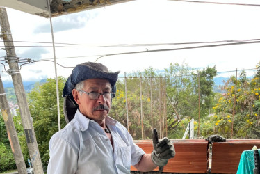 El maestro de obra Nelson Arenas Echeverri en una obra.