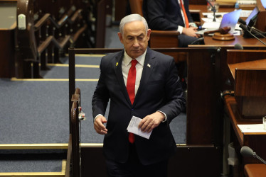 Primer ministro de Israel, Benjamin Netanyahu.