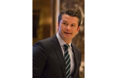 Pete Hegseth, candidato a secretario de Defensa. 