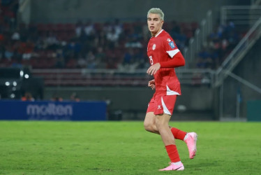 Samy Jr. Merheg anotó dos goles con la selección del Líbano (Asia) en el amistoso que jugaron contra Birmania. 