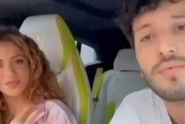 Los colombianos Shakira y Sebastián Yatra participaron en un video publicado en redes sociales.