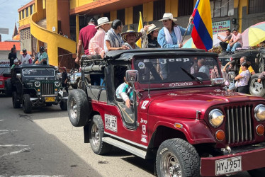 Desfile de camperos en Anserma (Caldas).