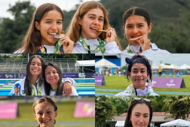 Ellas son las deportistas que sumaron medallas para Caldas en la jornada del viernes en los I Juegos Nacionales Juveniles.