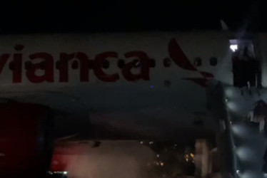 Una persona grabó los momentos de susto que se vivieron en el Aeropuerto Matecaña.