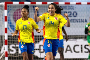 Liceth Cárdenas y Valentina Herrera, de la Selección Colombia.