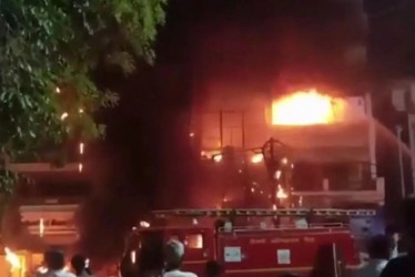 Hospital Mahrani Laxmi Bai Medical College de la localidad de Jhansi, en el estado norteño de Uttar Pradesh, donde tuvo lugar el incendio.