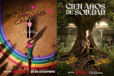 El juego del calamar y Cien años de soledad, dos series esperadas en diciembre en Netflix. 