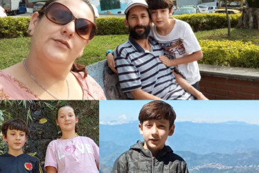 La familia Zuluaga Jiménez de Salamina. 