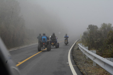 La medida de pico y placa ambiental se inicia desde el sector de La Esperanza (Manizales) hasta Murillo (Tolima), por la vía que bordea el volcán Nevado del Ruiz.