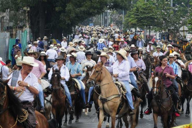 Cabalgata en Manizales