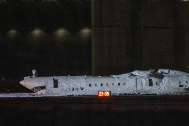 accidente en el aeropuerto internacional Pearson de Toronto.