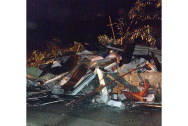 La emergencia se presentó en la madrugada de este jueves en zona rural de Villamaría (Caldas).