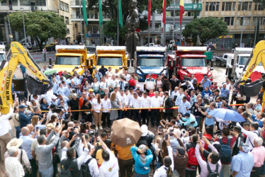 Con la nueva maquinaria en Pereira se hará el mantenimiento de los  514 kilómetros de las vías rurales que tiene la Perla del Otún. ​​​​​​​