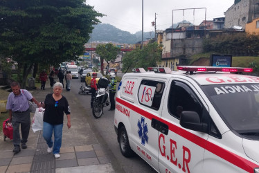 El accidente en la Kevin Ángel.