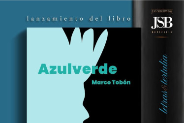 Llega el lanzamiento del libro Azulverde, Marco Tobón en un bar de Manizales 