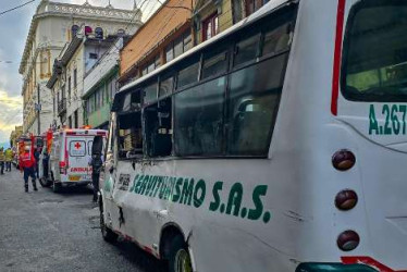 El accidente de este martes 18 de marzo. 