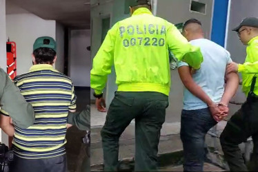 Los detenidos en dos municipios. 