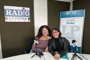 Alma Betancourt y Valeria Cipriano integrantes del colectivo La Cocina Audiovisual de Manizales.