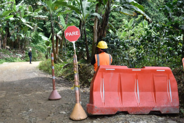 8 kilómetros de la vía Supía - Caramanta serán pavimentados este año. 