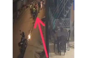 En este punto era el puesto de control.