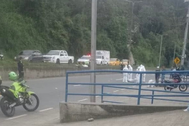 Foto| LA PATRIA Crimen del domingo 11 de mayo. Manizales ajusta 4 sicariatos este año. 