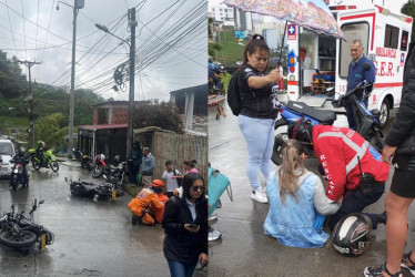 Dos accidentes de tránsito se registraron en la tarde de este miércoles, 11 de junio, en Manizales.