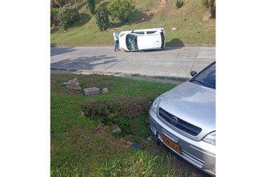 El accidente ocurrió en el barrio Bajo Prado de Manizales.