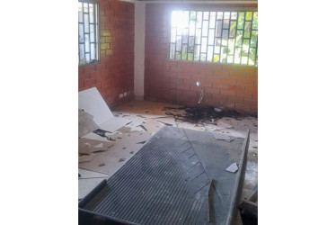 Vivienda que intentaron hurtar por el sectoVivienda que intentaron hurtar por el sector del Recinto del Pensamiento en Manizales.r del Recinto del Pensamiento en Manizales.