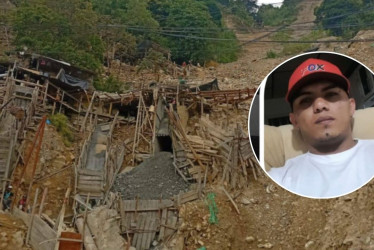 Sebastián Parra, minero que se accidentó el pasado viernes en Marmato.