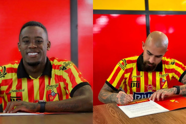 Sebastian Quintero y Jordy Monroy regresan al Deportivo Pereira para reforzar la defensa