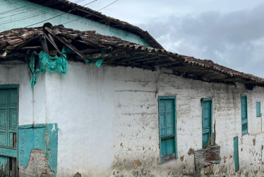 La casa que deben demoler queda en la carrera 4 con calle 3 de Anserma.