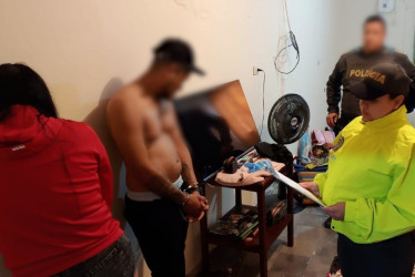 En Amalfi, la Policía capturó a Hulk, señalado de ser sicario y expendedor. Cayó junto a una mujer.