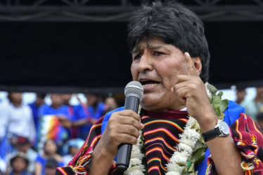 El expresidente de Bolivia, Evo Morales. 