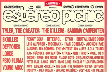 Cartel oficial del Festival Estéreo Picnic 2026.