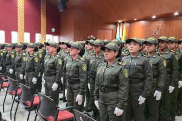 77 mujeres y 39 hombres reafirmaron su compromiso de servir a la patria y velar por la seguridad y la convivencia ciudadana en el área metropolitana.