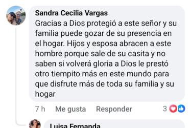 Foto | Tomada de Facebook | LA PATRIA Centenares de mensajes positivos se dieron en la nota que LA PATRIA le hizo al taxista que el martes sobrevivió al accidente en el que una volqueta cargada cayó sobre el taxi que conducía.