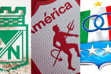 Once Caldas, América de Cali y Atlético Nacional