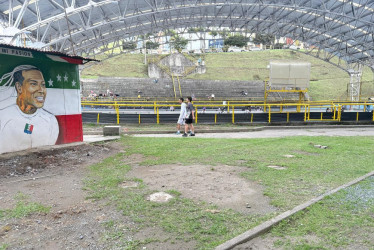 Así quedó este punto en la Unidad Deportiva Palogrande al retirar los juegos. ​​​​​​​